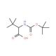 Boc-DL-alpha-tert-butyl-Gly-OH (CAS 102185-35-3) - chemical structure image