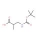 Boc-DL-beta-Aib-OH (CAS 16948-10-0) - chemical structure image