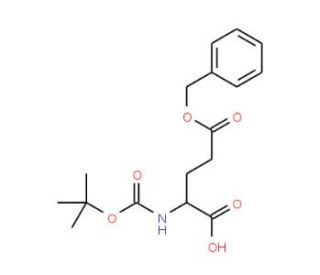 Boc-DL-glutamic acid gamma-benzyl ester (CAS 117997-81-6) - chemical structure image