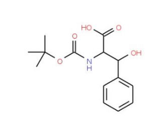 Boc-erythro-beta-phenyl-Ser-OH (CAS 93847-77-9) - chemical structure image