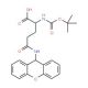 Boc-Gln(Xan)-OH (CAS 55260-24-7) - chemical structure image