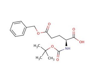 Boc-Glu(OBzl)-OH (CAS 13574-13-5) - chemical structure image