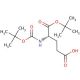 Boc-Glu-OtBu (CAS 24277-39-2) - chemical structure image