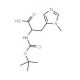 Boc-His(3-Me)-OH (CAS 61070-22-2) - chemical structure image