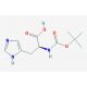Boc-His-OH (CAS 17791-52-5) - chemical structure image