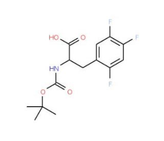 Boc-L-2,4,5-trifluorophenylalanine (CAS 324028-27-5) - chemical structure image