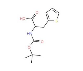 Boc-L-3(2-Thienyl)Ala-OH (CAS 56675-37-7) - chemical structure image