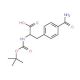 Boc-L-4-carbamoylphenylalanine (CAS 205126-71-2) - chemical structure image