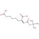 Boc-L-alpha-aminosuberic acid (CAS 66713-87-9) - chemical structure image