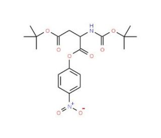 Boc-L-Asp(tBu)-ONp (CAS 29365-05-7) - chemical structure image