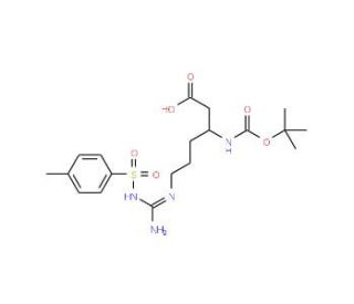 Boc-L-beta-HArg(Tos)-OH (CAS 136271-81-3) - chemical structure image