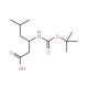 Boc-L-beta-HLeu-OH (CAS 132549-43-0) - chemical structure image