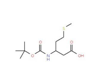 Boc-L-beta-HMet-OH (CAS 244251-20-5) - chemical structure image