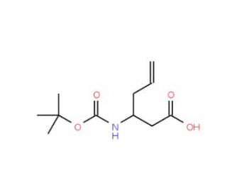 Boc-L-beta-homoallylglycine (CAS 270263-03-1) - chemical structure image