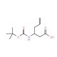 Boc-L-beta-homoallylglycine (CAS 270263-03-1) - chemical structure image