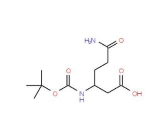 Boc-L-beta-HomoGln-OH (CAS 336182-06-0) - chemical structure image