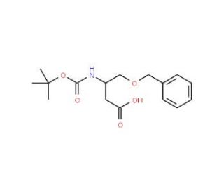 Boc-L-beta-HSer(Bzl)-OH (CAS 218943-31-8) - chemical structure image