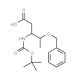 Boc-L-beta-HThr(Bzl)-OH (CAS 254101-11-6) - chemical structure image