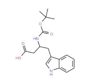 Boc-L-beta-HTrp-OH (CAS 229639-48-9) - chemical structure image