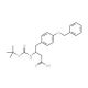 Boc-L-beta-HTyr(Bzl)-OH (CAS 126825-16-9) - chemical structure image