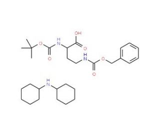 Boc-L-Dab(Z)-OH*DCHA (CAS 16947-89-0) - chemical structure image