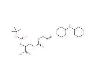 Boc-L-Dap(Aloc)-OH DCHA (CAS 204197-28-4) - chemical structure image