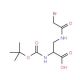 Boc-L-Dap(bromoacetyl)-OH (CAS 135630-90-9) - chemical structure image