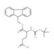 Boc-L-glutamic acid alpha-9-fluorenylmethyl ester (CAS 133906-29-3) - chemical structure image