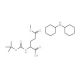 Boc-L-glutamic acid gamma-methyl ester dicyclohexylammonium salt (CAS 14406-17-8) - chemical structure image