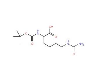 Boc-L-homocitruline (CAS 201418-83-9) - chemical structure image