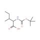Boc-L-isoleucine (CAS 13139-16-7 ) - chemical structure image