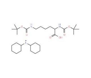 Boc-L-Lys(Boc)-OH DCHA (CAS 15098-69-8) - chemical structure image