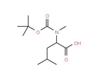 Boc-L-MeLeu-OH (CAS 53363-89-6) - chemical structure image