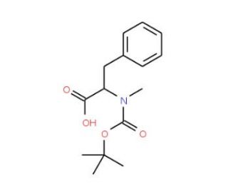Boc-L-MePhe-OH (CAS 37553-65-4) - chemical structure image