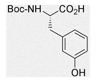 Boc-L-meta-tyrosine (CAS 90819-30-0) - chemical structure image