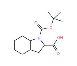 Boc-L-octahydroindole-2-carboxylic acid (CAS 109523-13-9) - chemical structure image