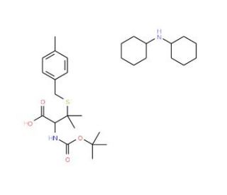 Boc-L-Pen(MBzl)-OH*DCHA (CAS 198474-61-2) - chemical structure image