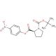 Boc-L-proline 4-nitrophenyl ester (CAS 28310-65-8) - chemical structure image