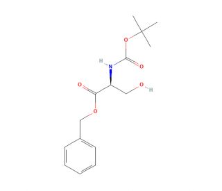 Boc-L-serine benzyl ester - chemical structure image
