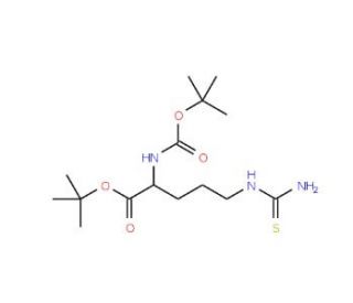 Boc-L-thiocitrulline t-butyl ester (CAS 133565-49-8) - chemical structure image