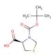 (−)-Boc-L-thioproline (CAS 51077-16-8) - chemical structure image