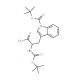 Boc-L-Trp(Boc)-OH (CAS 144599-95-1) - chemical structure image
