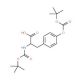 Boc-L-Tyr(Boc)-OH (CAS 20866-48-2) - chemical structure image