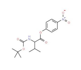 Boc-L-Val-ONp (CAS 16948-40-6) - chemical structure image