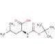 Molecular structure of Boc-Leu-OH, CAS Number: 13139-15-6 Boc-Leu-OH (CAS 13139-15-6) - chemical structure image
