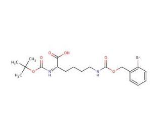 Boc-Lys(2-Br-Z)-OH (CAS 47592-74-5) - chemical structure image