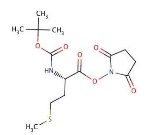 Boc-Met-OSu (CAS 3845-64-5) - chemical structure image