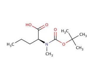 Boc-N-Me-L-norvaline (CAS 136092-78-9) - chemical structure image