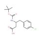 Boc-N-methyl-4-chloro-D-phenylalanine (CAS 125324-00-7) - chemical structure image