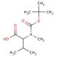 Boc-N-methyl-DL-valine (CAS 13850-91-4) - chemical structure image